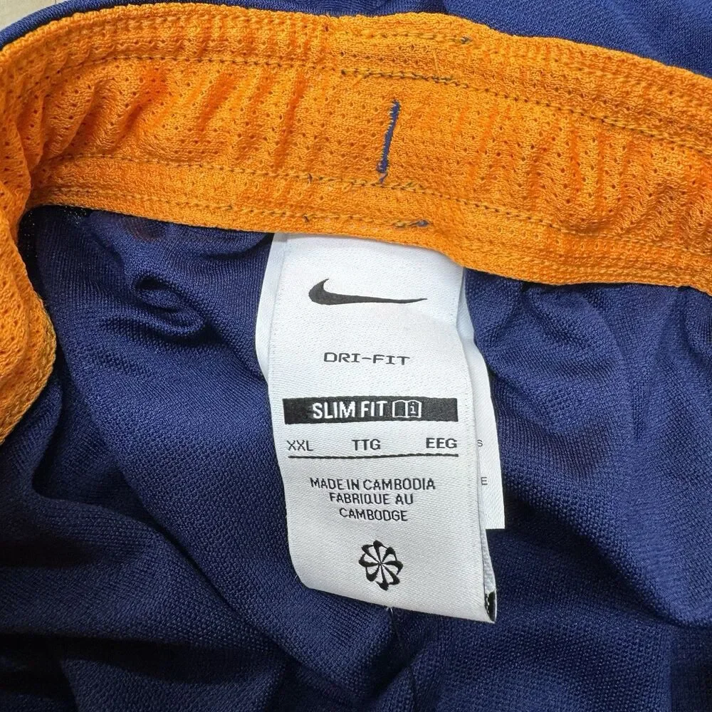 NEW FC Barcelona Nike Dri-Fit Striker Soccer Shorts Mens 2XL SLIM DH7711-492